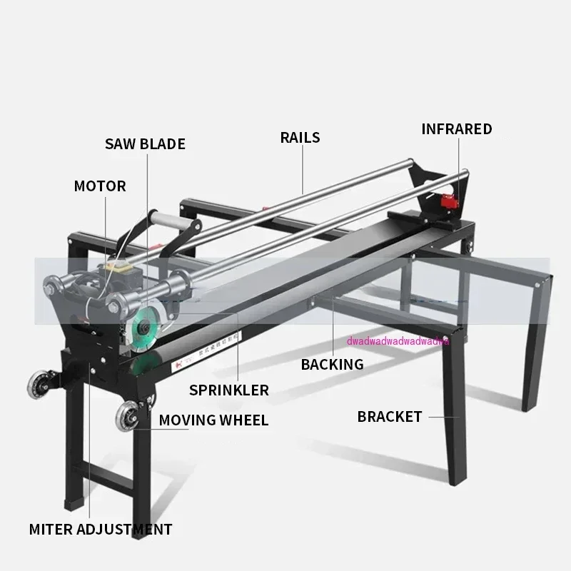 Тонкая система для широкоформатной машины резки спеченного камня фарфоровой