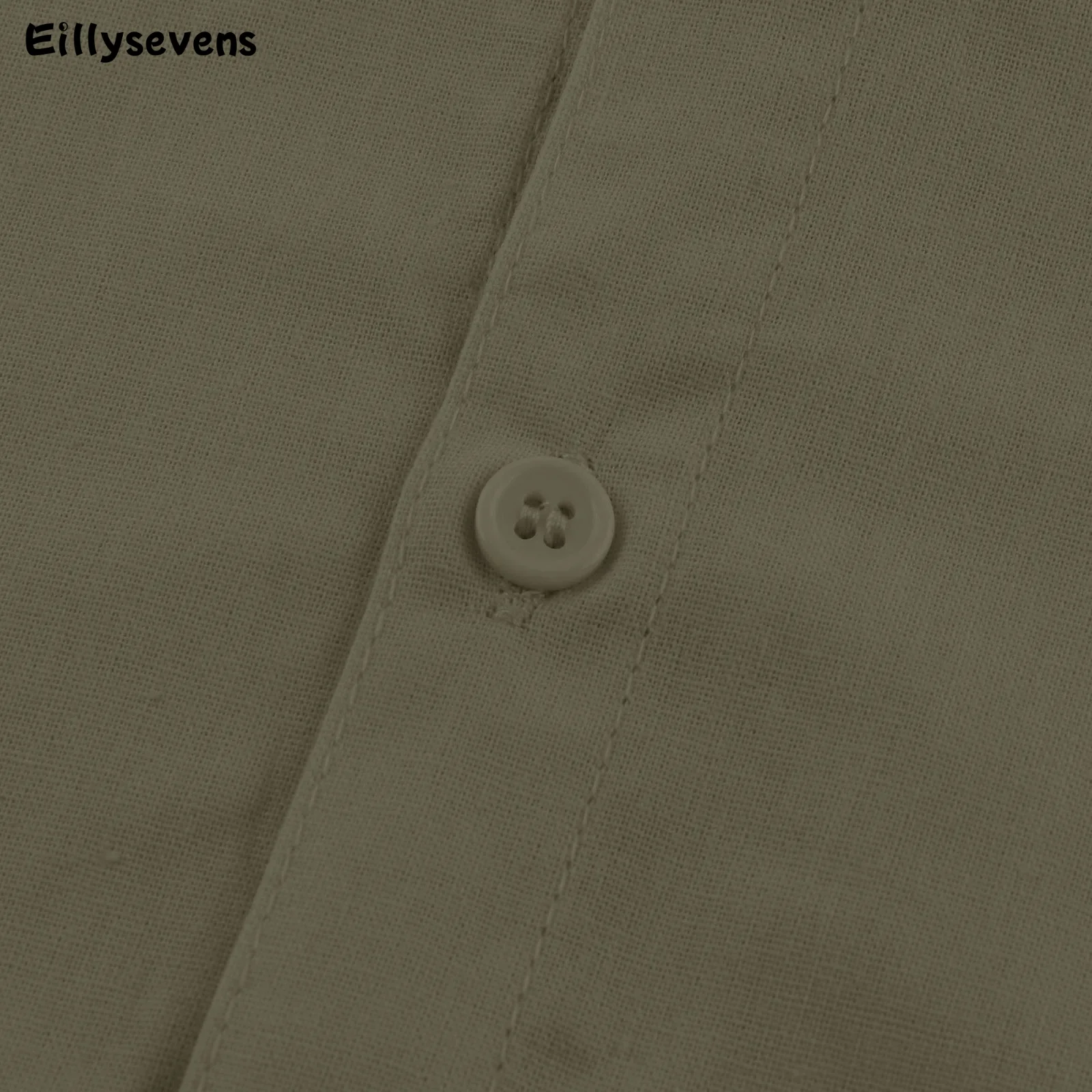 Летние мужские рубашки повседневная блузка с воротником-стойкой