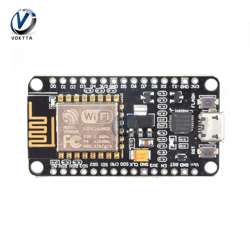 CP2102 NodeMCU Lua V2 ESP8266 ESP-12E WIFI IoT макетная плата основанная на стандартном беспроводном