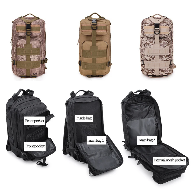 Outdoor Tactical Backpack For Man Military Tactical Leg Bag For Men Woman Backpacks Ultralight Camping Equipment Nature Hike
