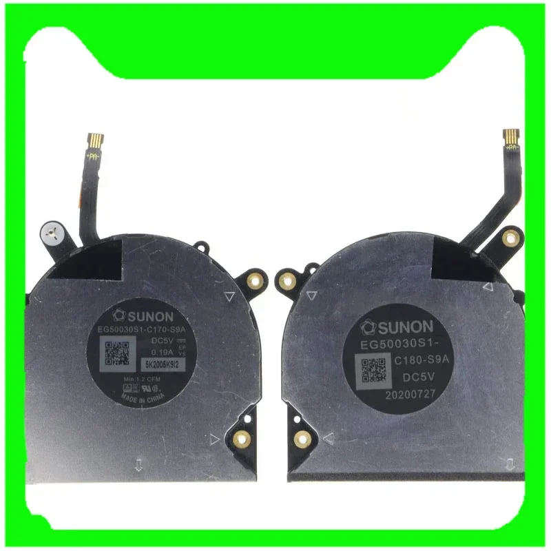 Новый охлаждающий вентилятор для ноутбука процессора и графического DELL XPS 13 7390