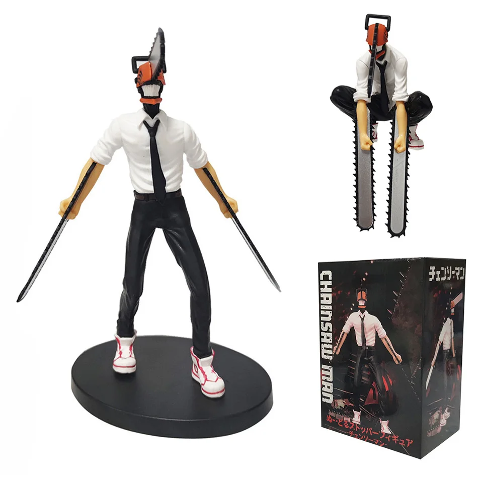 Фигурка Denji Power 15-18 см аниме Benzoidly модель унисекс игрушка из ПВХ солдат готовый