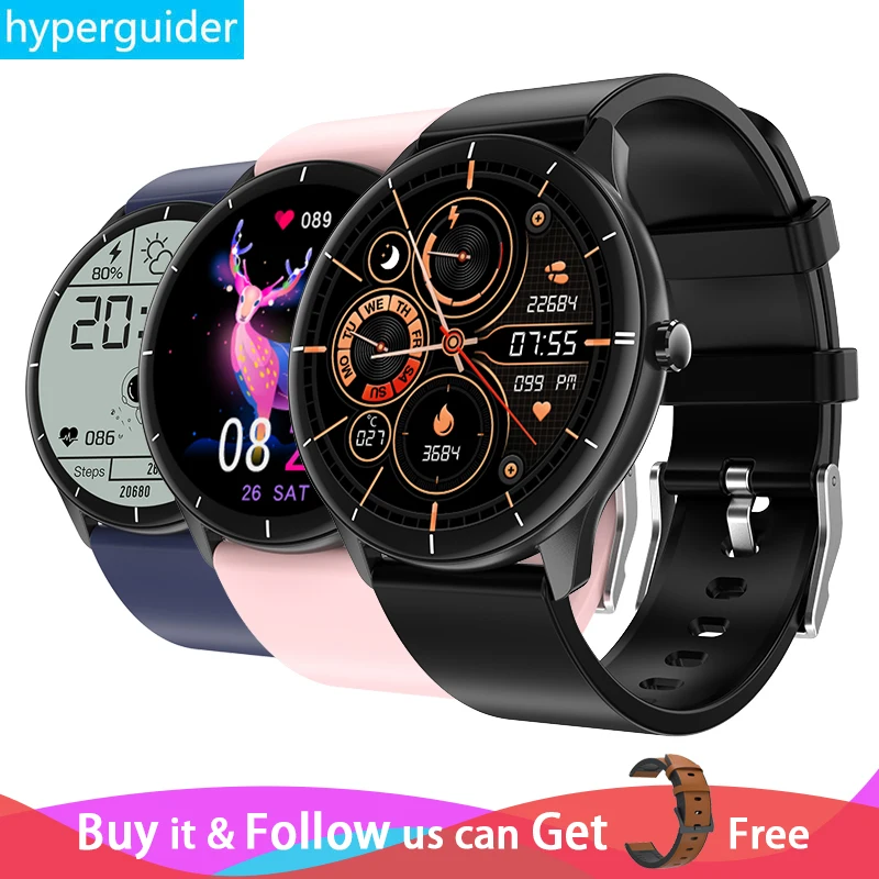 

hyperguider Smart Watch Men Women Ladies Support Swimming Diving Google Fit Smartwatch for Meizu Xiaomi Oneplus Vivo OPPO iPhone