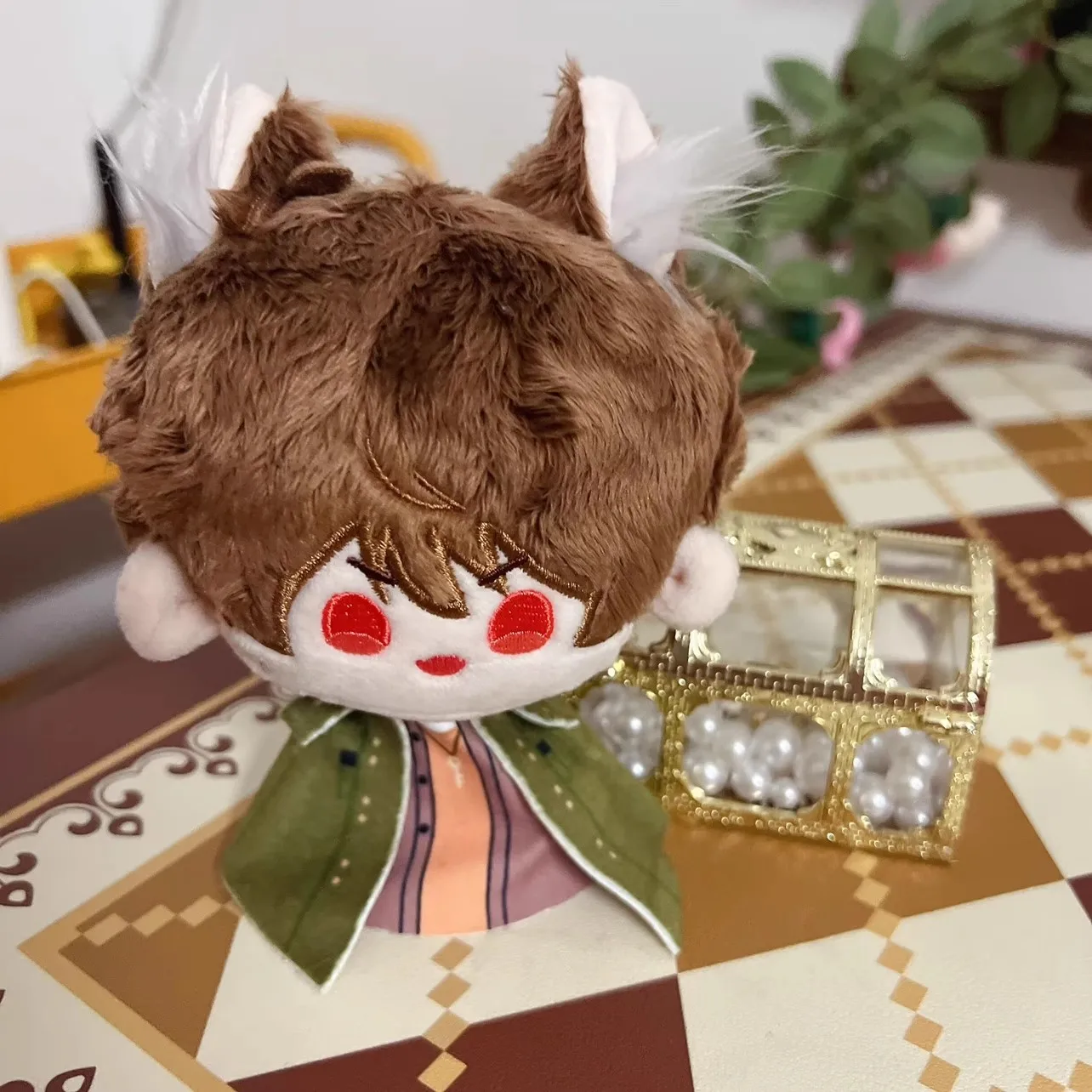 

miHoYo Game Tears of Themis Cosplay Diy Pendant Marius Vilhelm Artem Luke Plush Cartoon Toy Anime Backpack Charm Kids Xmas Gift