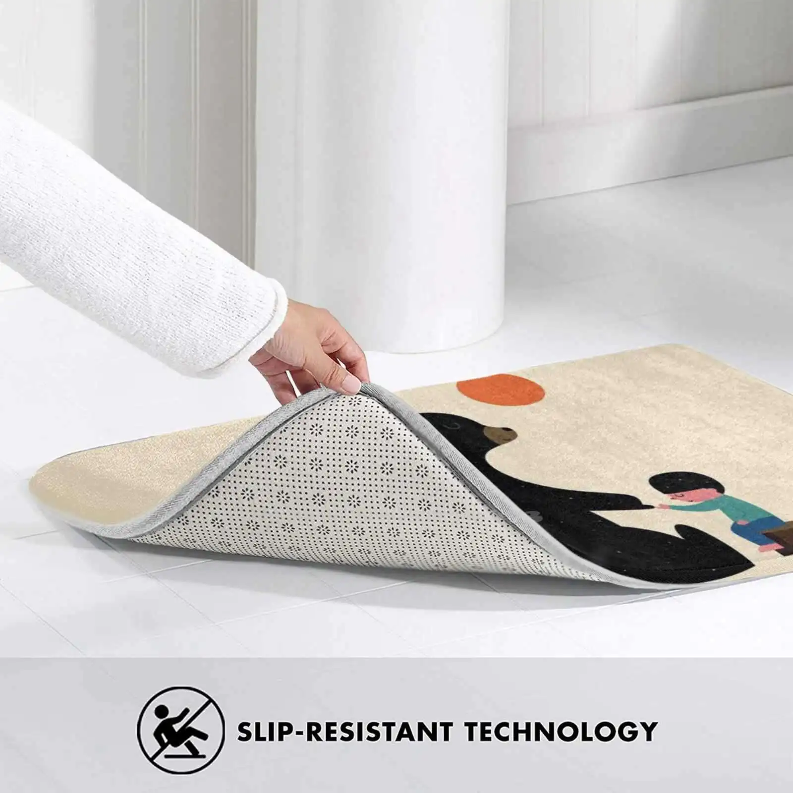 Мягкий коврик с надписью обещание для дома и автомобиля вселенное время детский