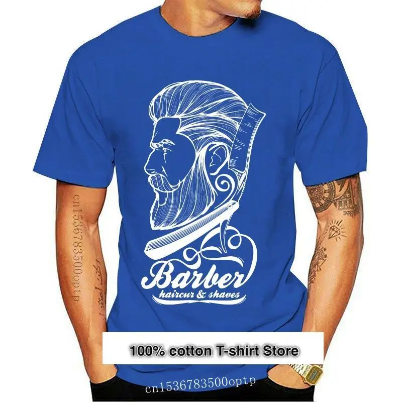 

Camiseta de Barbería para hombre, ropa de STBB-40, hipster