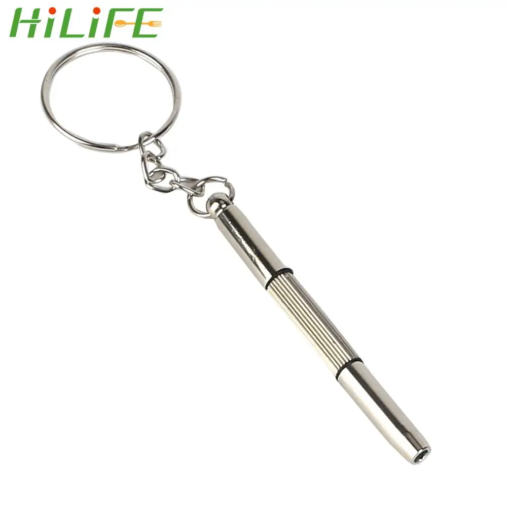 

HILIFE Watch Glasses Repair Tool Alloy Portable Phillips and Slotted Screwdriver Combination 4 In 1Screwdriver Mini Practical