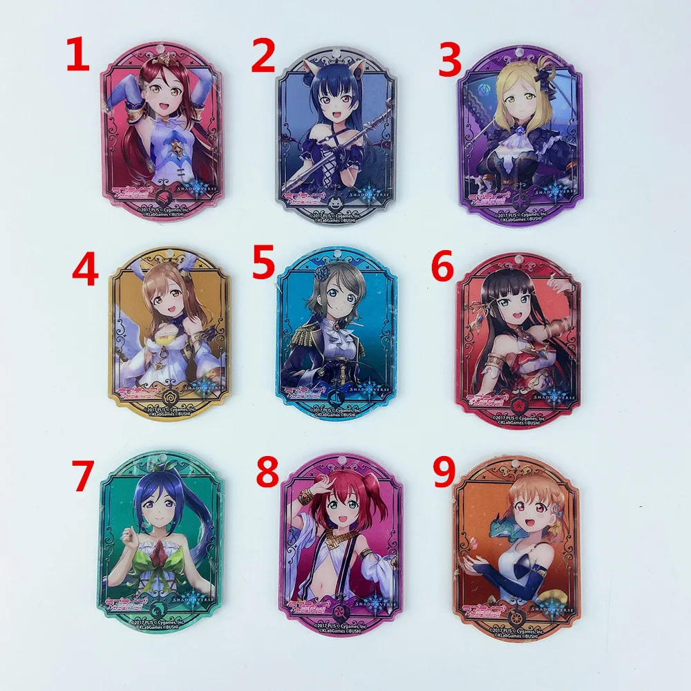 

LoveLive! Anime Acrylic Keychain Key Ring Race Straps Cosplay