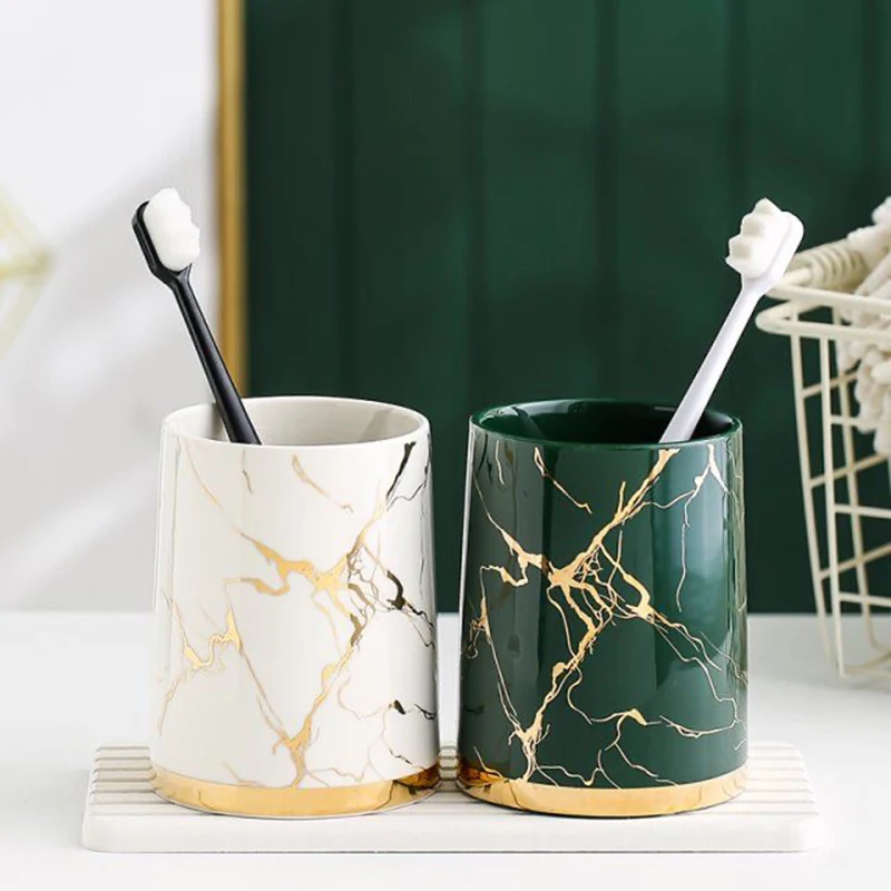 

Чашка для полоскания рта, керамическая кружка для пар, бытовая кружка для зубов, кружка для воды, держатель для дорожной зубной щетки, аксессуары для мытья ванной комнаты, Новинка