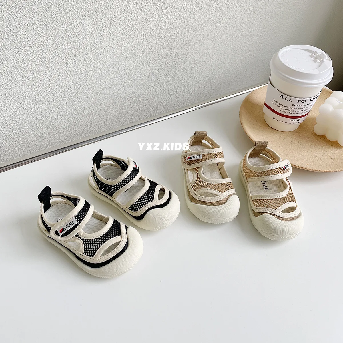 

Детские летние сетчатые сандалии, мягкая обувь для ходьбы, для начинающих ходить, дышащая сетчатая обувь для бега, Детские праздничные босоножки