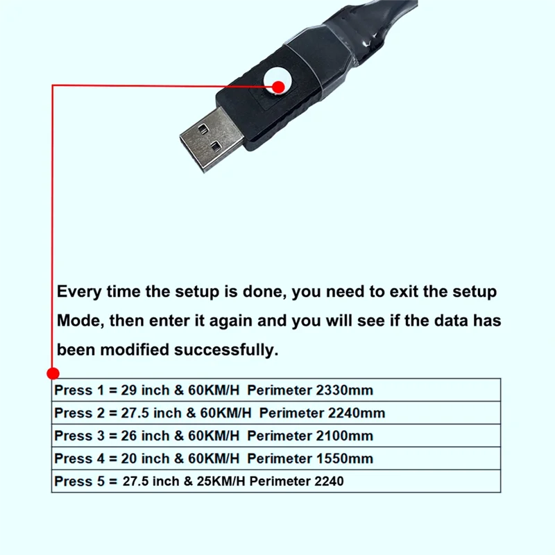 

For Bafang Speed Limit Release Wheel Diameter Setting M600 M510 CAN Protocol Motor Dedicated Programming CableDownloader