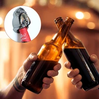 creative bottle opener bar standard ancient bronze corkscrew golden innovative wine wall mounted