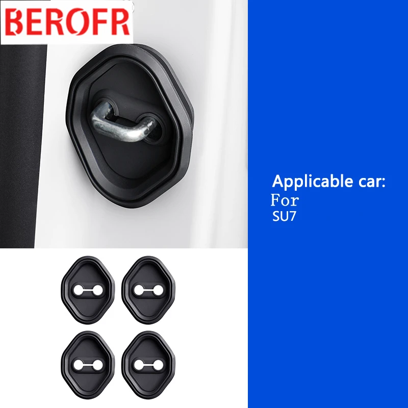 

4 шт., силиконовые накладки на дверные замки для Xiaomi SU7max SU7 2024