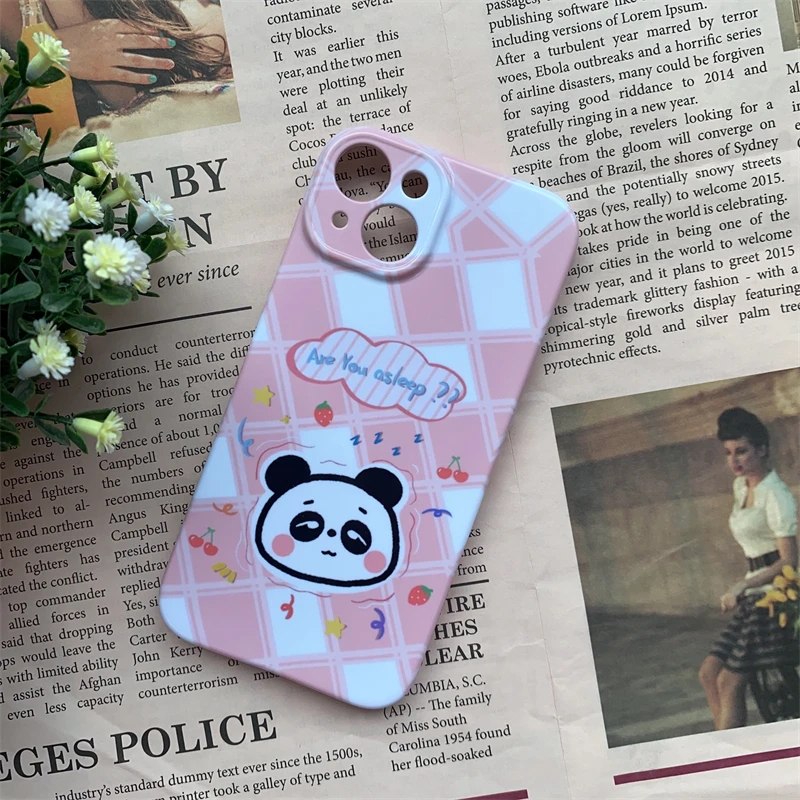 

Креативная панда ТПУ подходит для IPhone Case14 13 12 11 Mini Plus Pro Max Магнитный Magsafe ударопрочный полный окантовка Предотвращение падения