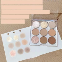 useful fine texture glitter 9 colors beauty sequins shadow palette for female makeup eyeshadow eyeshadow palette