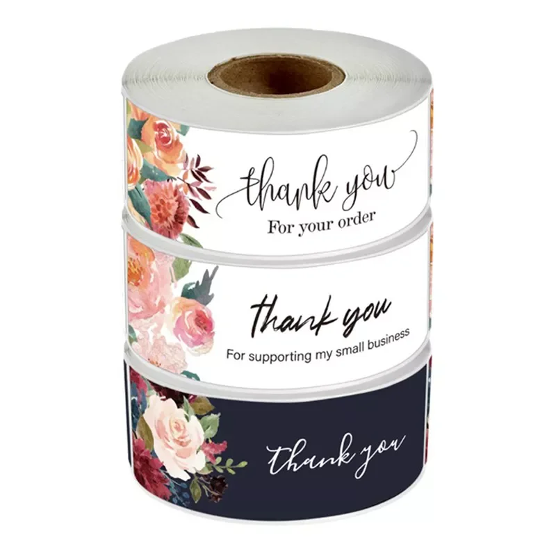 

Thank You Sticker Labels Gift Wrapping Stickers For Seal Cookie Bag Birthdays Weddings Party Favor Business 120Labels/Roll