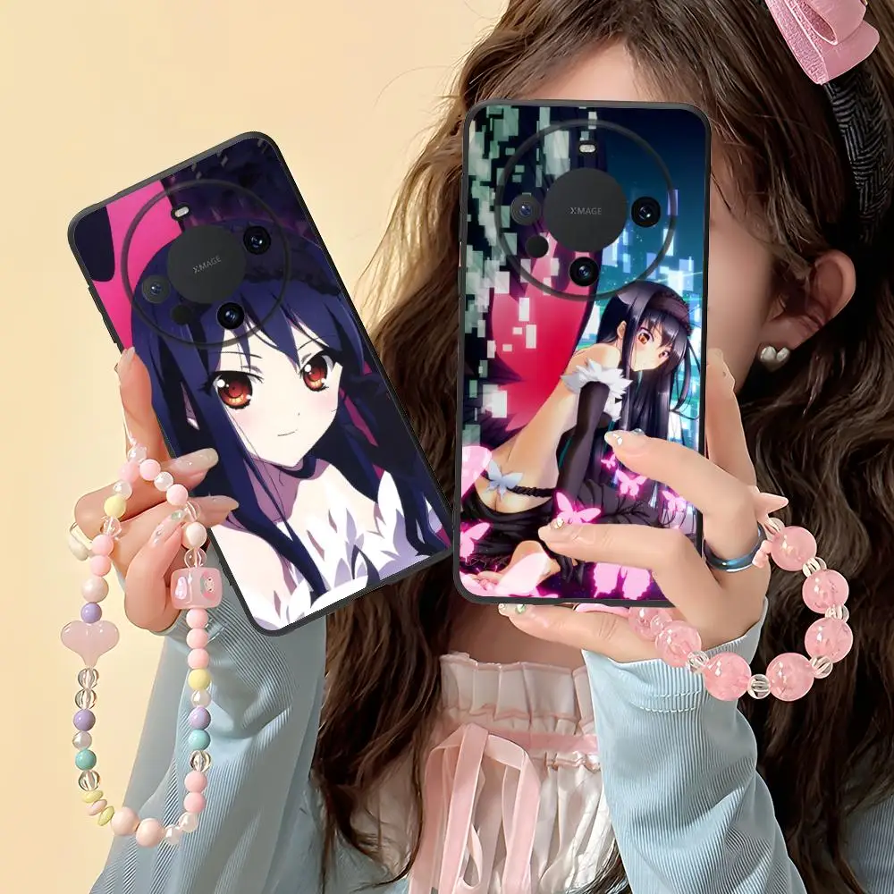 Фото Чехол для телефона Accel World Kuroyukihime для Huawei Mate 60 50 40 30 20 10 Pro Plus Lite E 5G, чехол с красочным принтом, роскошный, красивый №2