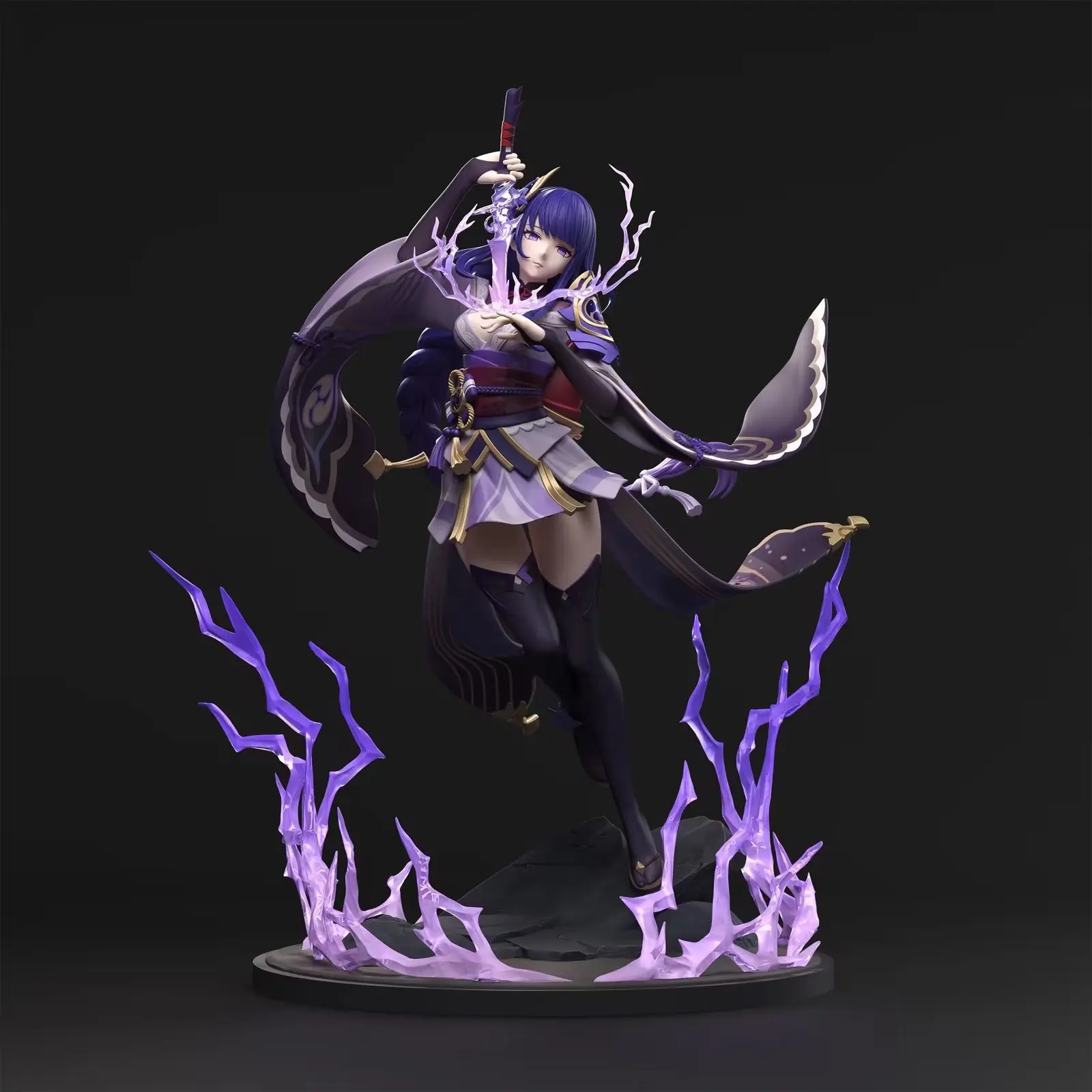 

Герои Аниме игры Genshin Impact Raiden Shogun, сексуальная кукла для косплея, коллекционные фигурки, Рождество, Хэллоуин, новый год, популярный подарок