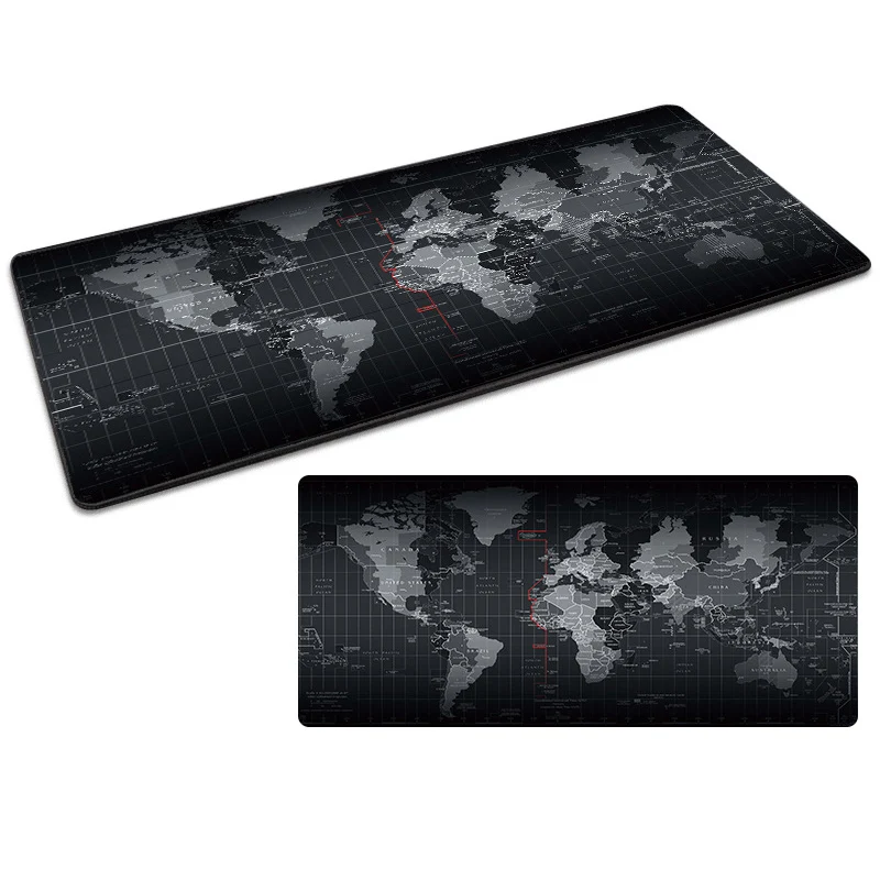 Alfombrilla de ratón grande con mapa del mundo para Gaming, alfombrilla de...