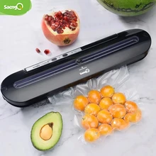 saengQ Best Food Vacuum Sealer 220V/110V Automatic Commercial Household Food Vacuum Sealer Packaging Machine Include 10Pcs Bags