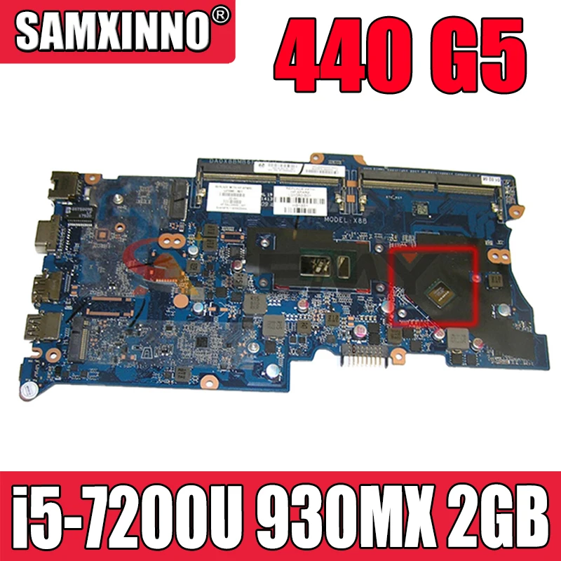 

L06798-001 For HP ProBook 430 G5 440 G5 Laptop Motherboard With i5-7200u 930MX 2GB GPU DA0X8BMB6F0 DDR4 MB 100% Tested Fast Ship