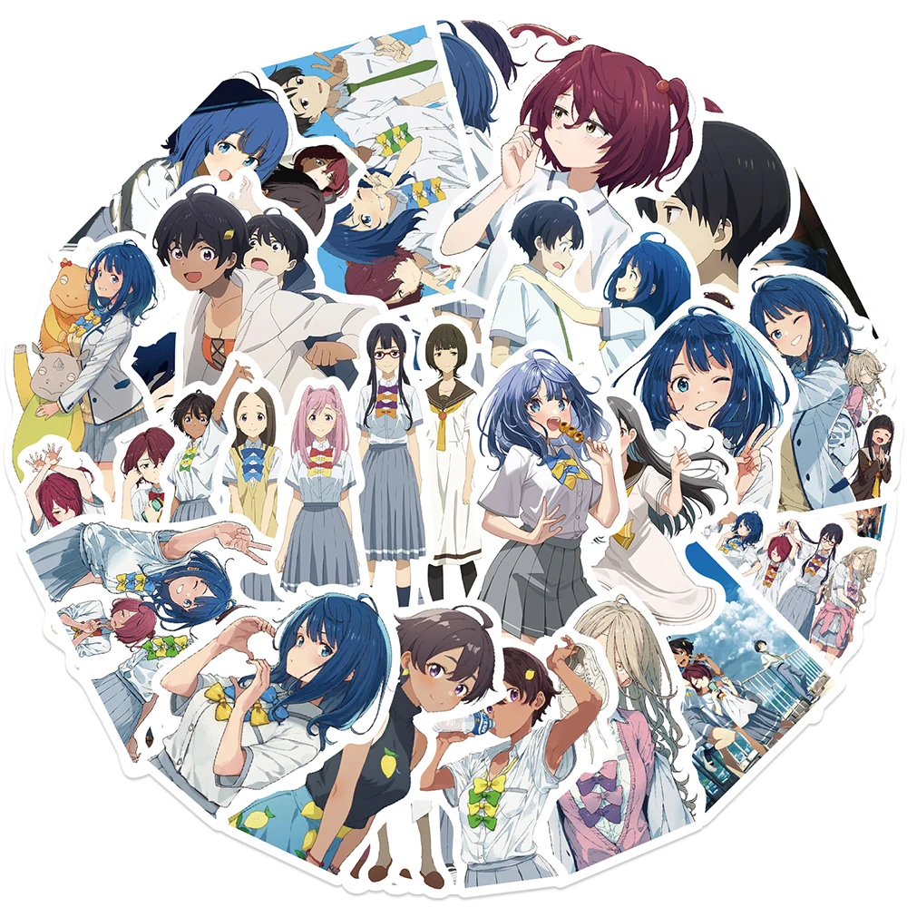 10/30/50 шт. аниме Makeine Too Many Losing Heroines водонепроницаемые наклейки скейтборд украшение