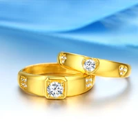 szjinao mossanite diamond wedding ring set for couple silver 925 real luxury dating engagement jewelry 2022 trend certificated m