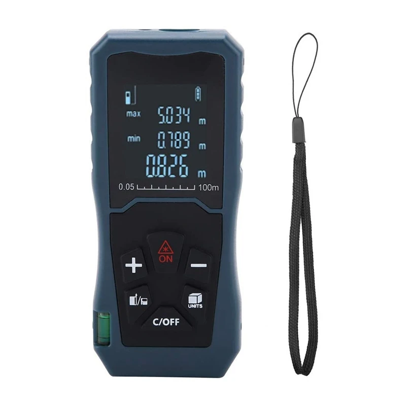 

Hot HG-Digital Infrared, Laser-Rangefinder Handheld High-Precision Measuring Instrument 0.05 - 100 M JP100 Without Battery