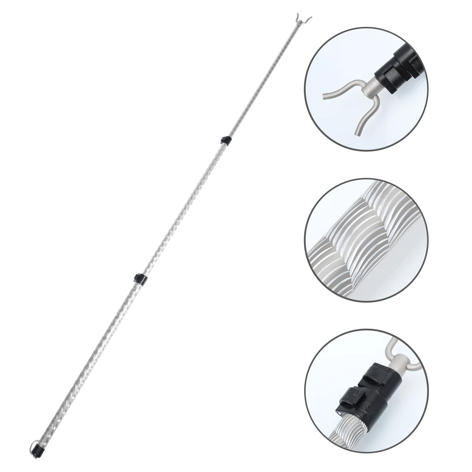 

Pole Closet Clothes Hook Rod Reach Clothesline Stick Withreacher Telescoping Hanger Garment Retractable Clothing