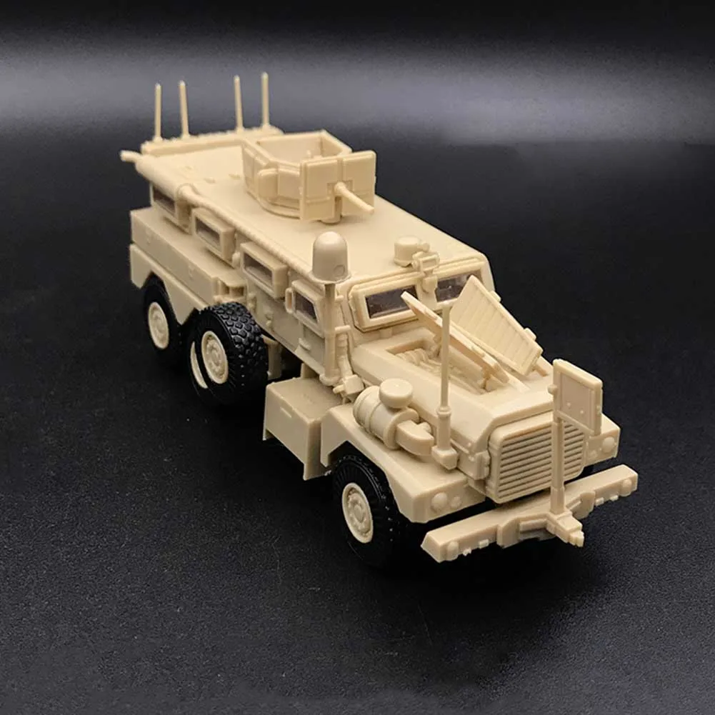

1/72 Modern 4D US Army Cougar DIY Mrap Model Kit Display Toy Gift Kids Assembly 6x6 Plastic Home