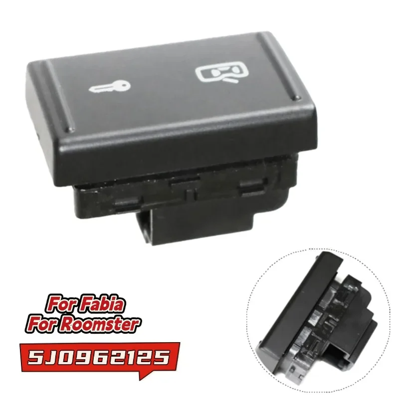 

5J0962125 для Fabia для Roomster 2006-2015, автомобильный центральный дверной замок, переключатель управления, кнопка управления, прямая замена автомобильных деталей