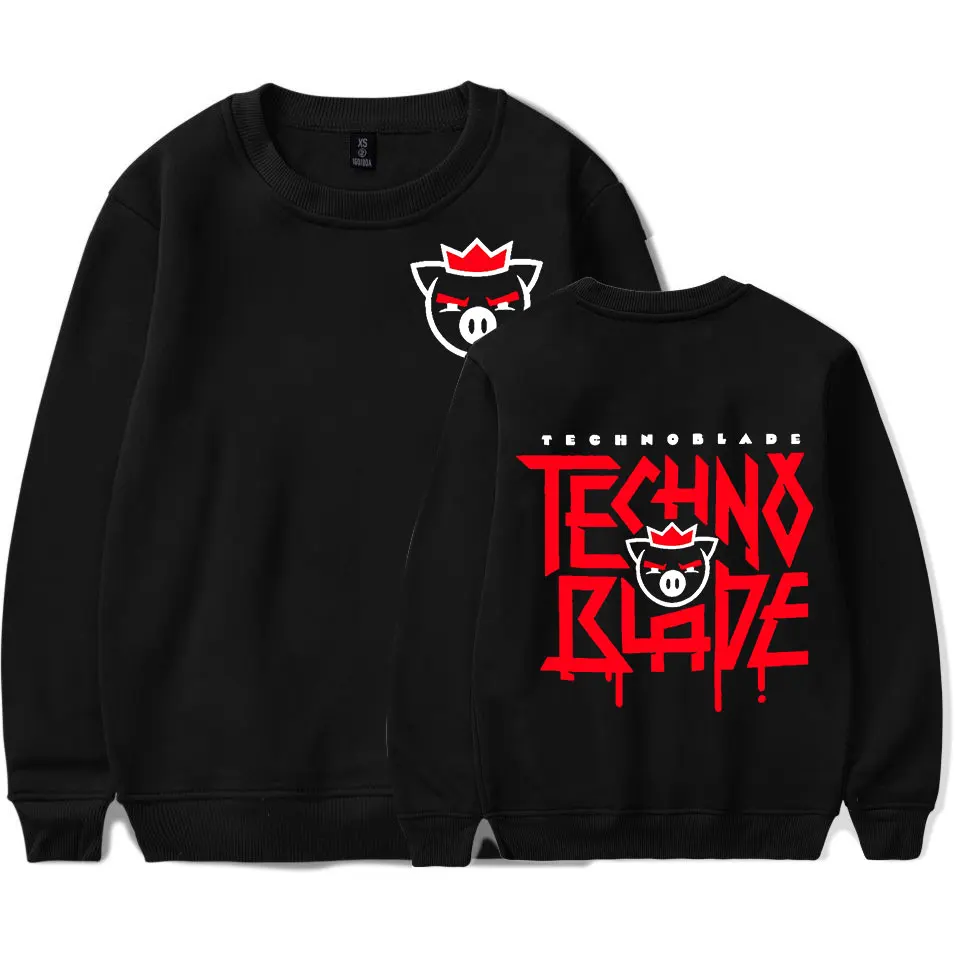 

Technoblade Merch Print Crewneck Sweatshirt Women/Men Hoodie Oversized Hip Hop Streetwear O-Neck Pullovers Unisex Tracksuit