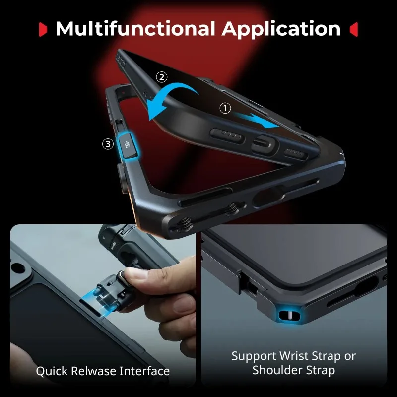 Фото Клетка для видеосъемки SmallRig 17 Pro/Pro Max для iPhone 17 Pro/Pro Max Basic Edition для записи/съемки видео №2