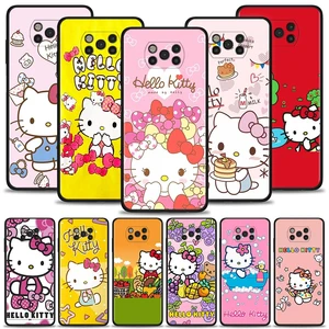 Case For Xiaomi POCO X3GT X3NFC X3 M4 M3 12 Pro 12X 11 10T Lite Pro 10 9T 11T Pocophone F1 Note 10Lite Coque Cartoon hello kitty