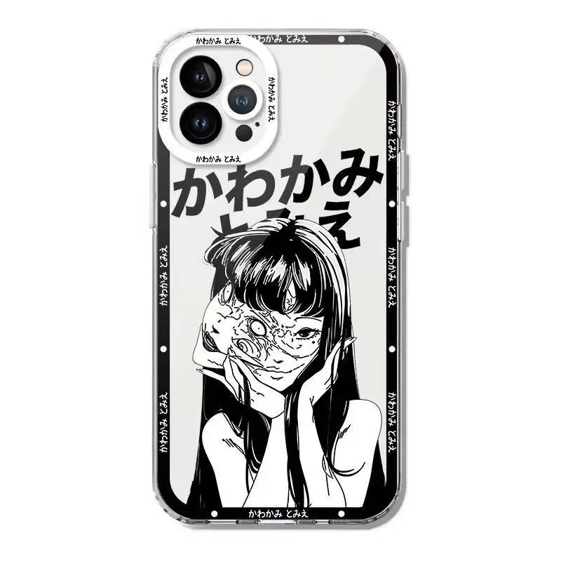 Anime Kawakami Tomie Phone Case For Samsung S25 S24 S23 S22 S21 S20 S10 FE Note20 Note10 Plus Ultra Lite 5G Clear Soft TPU Cover