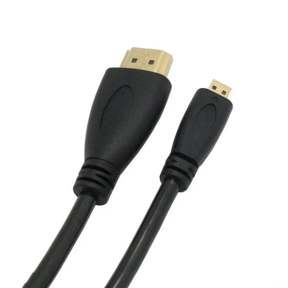 

Изысканный прочный 1 M micro HDMI к HDMI 1080p провод кабель ТВ AV адаптер Мобильные Телефоны Планшеты HD TV
