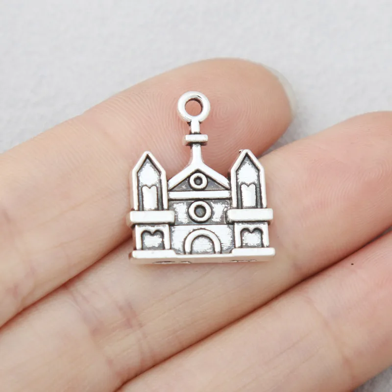 10 шт., подвески из сплава, 18 х22 мм