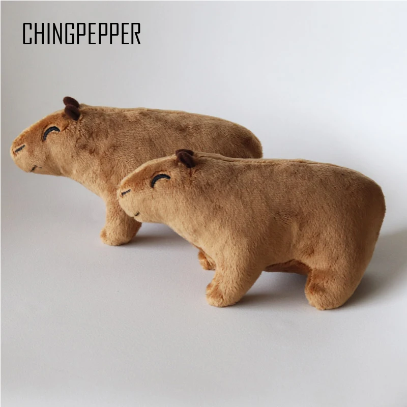 

20cm Capybara Plush Simulation Capibara Anime Fluffty Toy Stuffed Animals Soft Doll Children Birthday Gifts Kids Home Room Decor