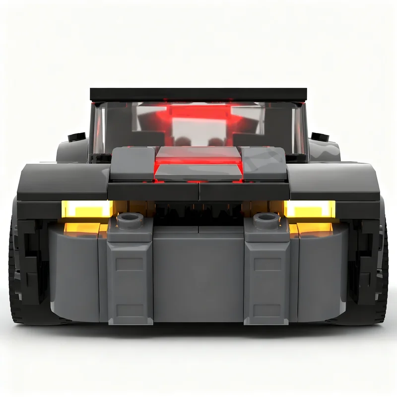 Фото 337 деталей MOC WB Games Vengeance Batmobile, модель супергероя Бэтмена, конструктор, рождественские подарки, игрушки №2