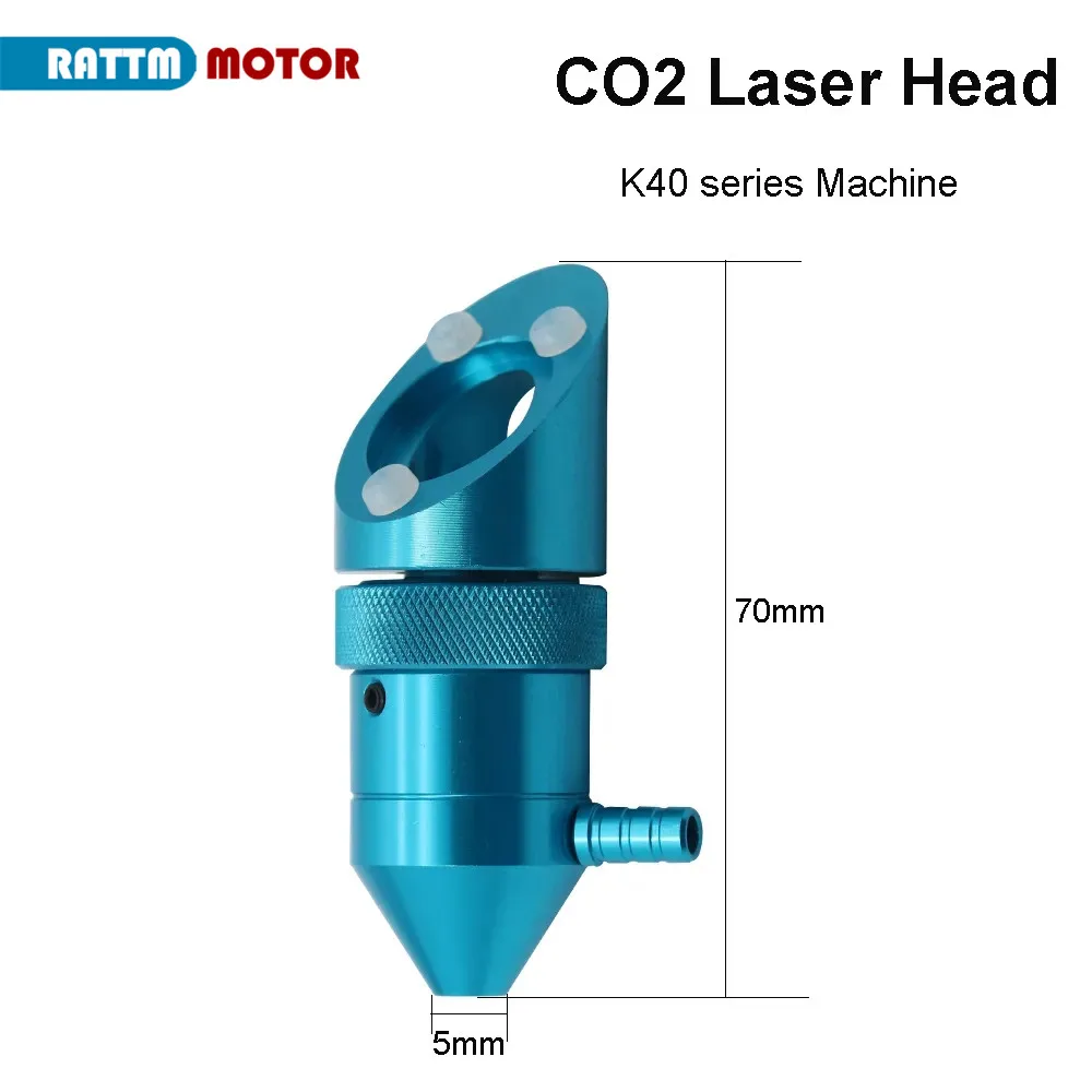 Testa Laser Co2 Per Obiettivo Per Macchina Per Incisione Laser Serie K40 Diametro 15/18Mm Lunghezza Focale 50.8Mm Specchio 20Mm