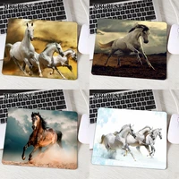 computer mat galloping horse mousepad company carpets pc accessories deskpad desk protector table pads animal mouse mat rubber