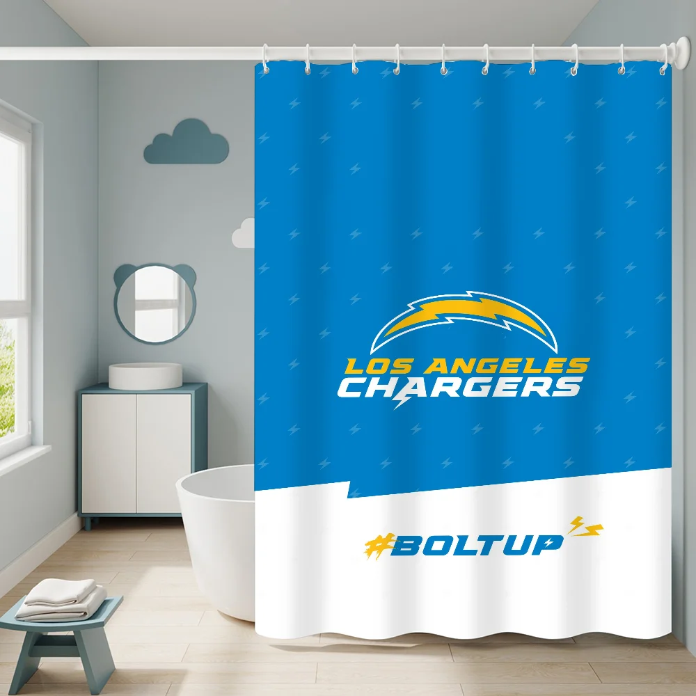 Занавеска для душа в современном стиле с восточным принтом и быстросохнущими