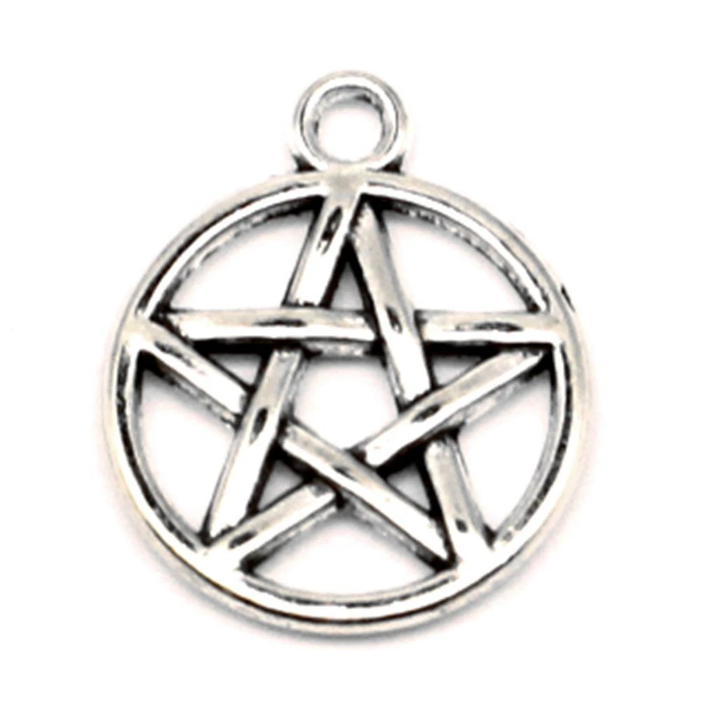 

Подвеска с пентаграммой для изготовления ювелирных изделий «сделай сам» 80 шт. 12x15 мм