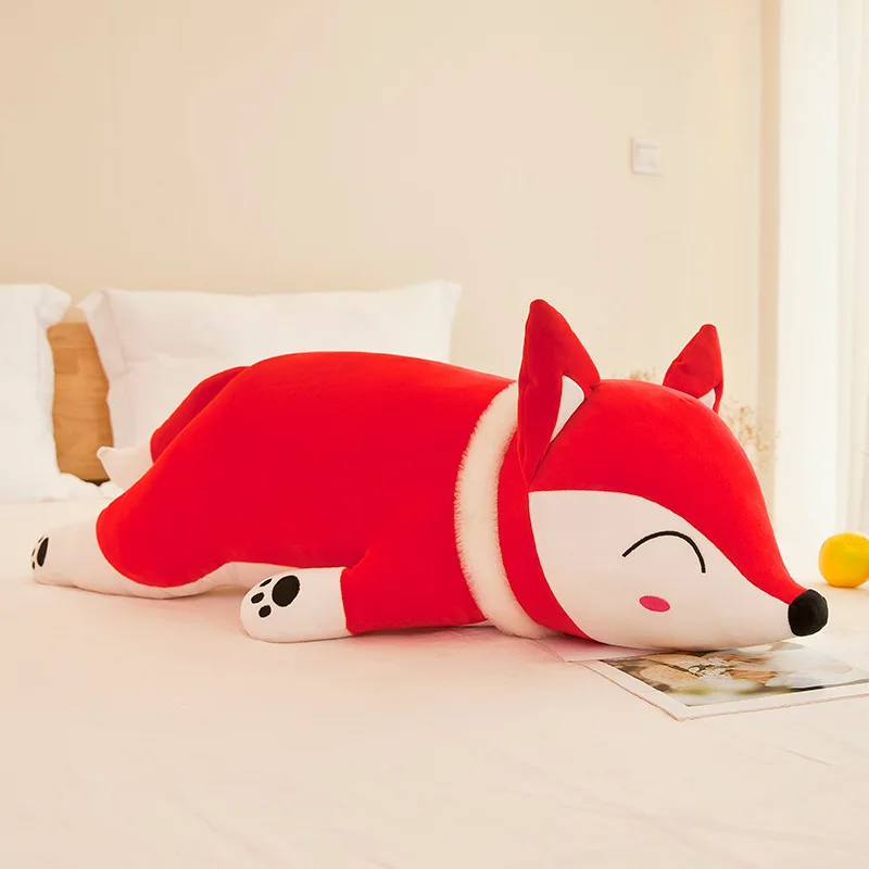 

Zqswkl fox cute animal plush toy girls sleeping stuffed toys kawaii room decor toys for girls