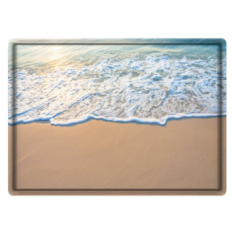 Домашняя ванная комната HAILANG Пляжный нескользящий напольный коврик Гостиная