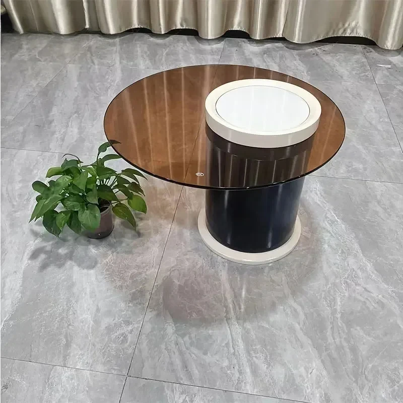 Низкие роскошные наборы кофейный столик маленький минималистичный круглый