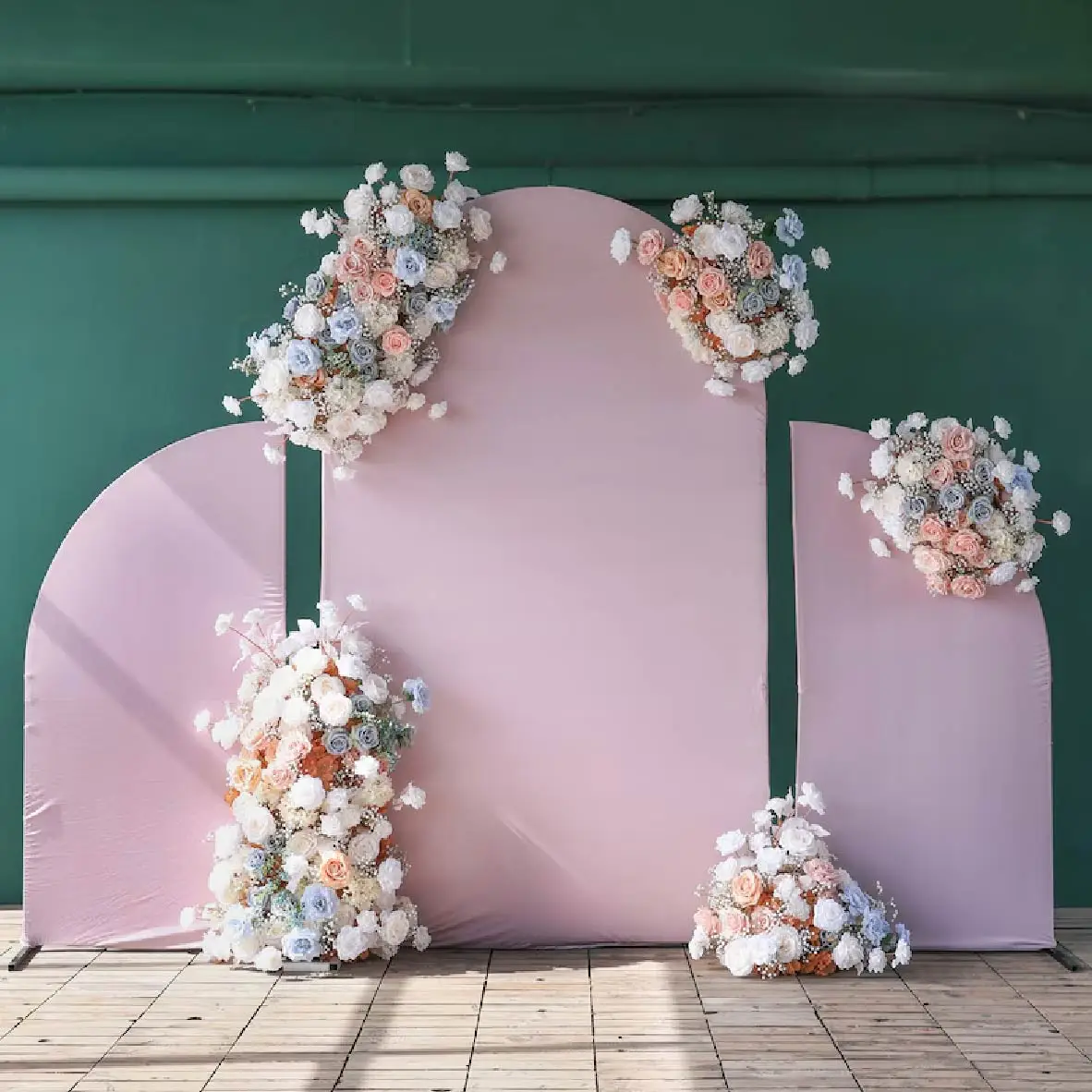 Большой фон с изображением арки для вечеринки в честь Дня рождения ребенка