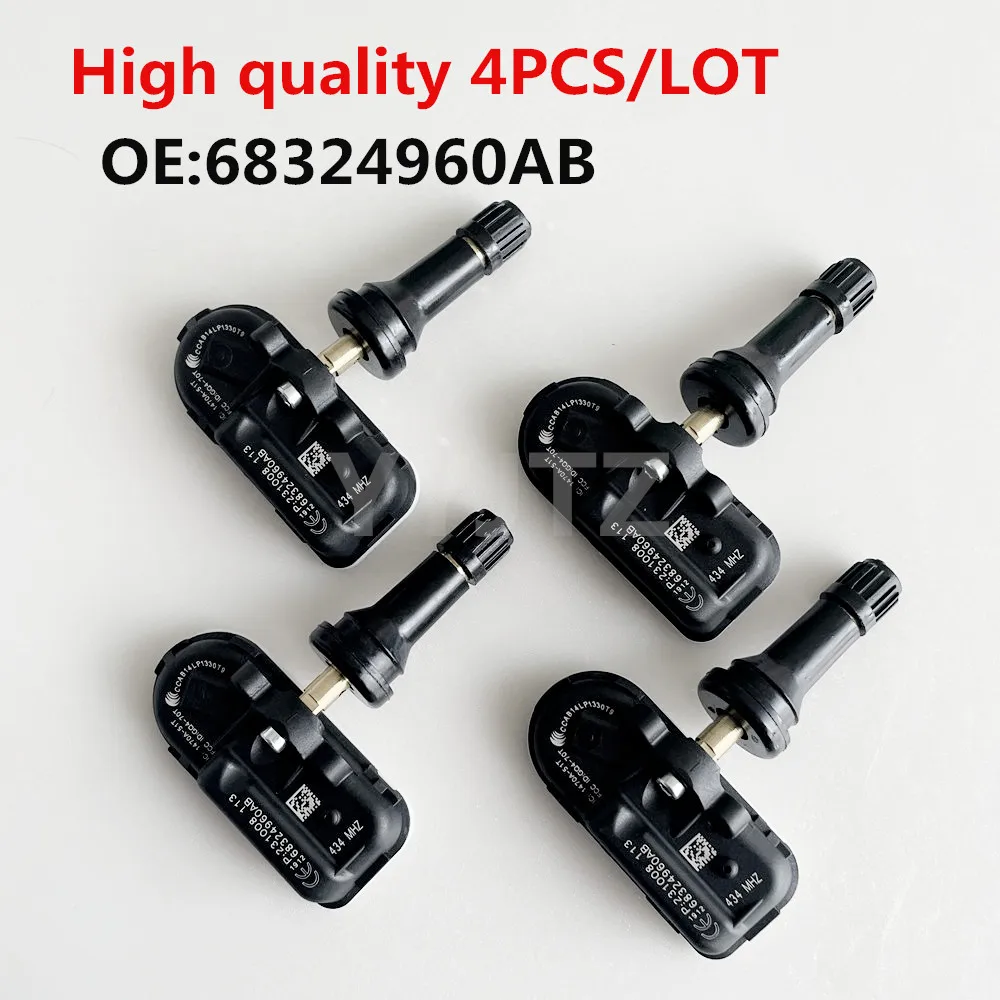 

YYJTZ 68324960AB 68185570AA 68378369AD TPMS датчик давления в шинах для Jeep Cherokee Dodge RAM 1500 434 МГц манометр