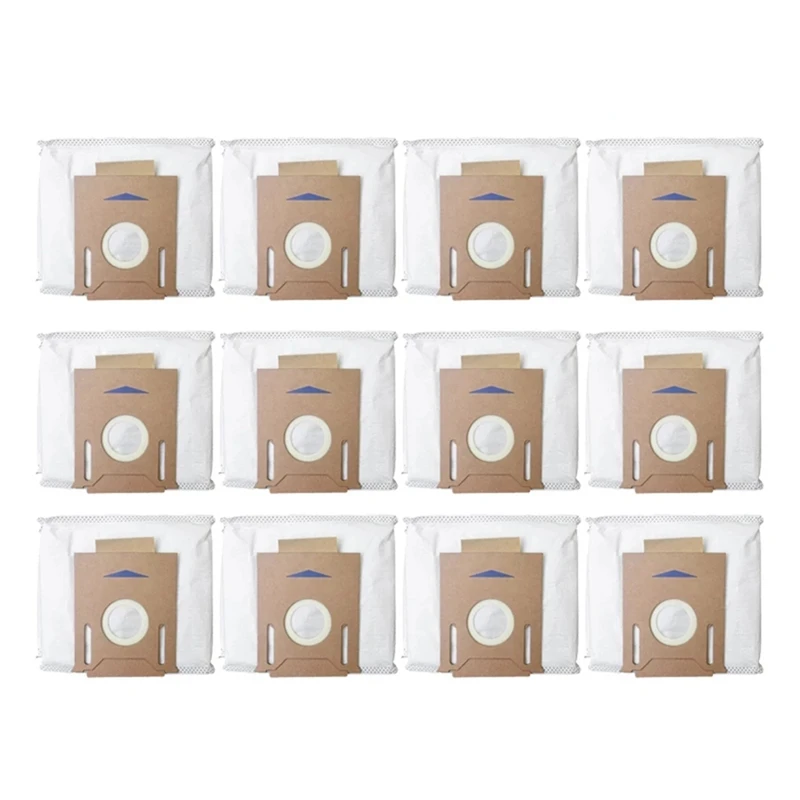 

12 Pack Vacuum Dust Bags For Ecovacs DEEBOT OZMO T8 AIVI T8 Max T8 Series T9 Series N8 Pro Plus N8 Pro Robot Vacuum Part