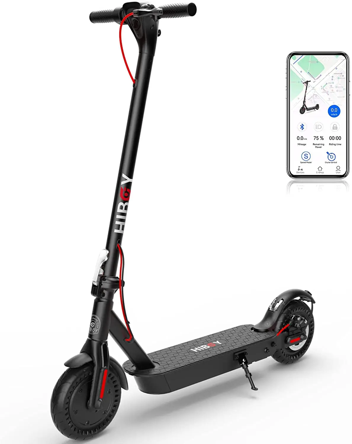 

KS4 Pro Scooter, 500W 10" Honeycomb Tires 25 Miles 19 Mph with App